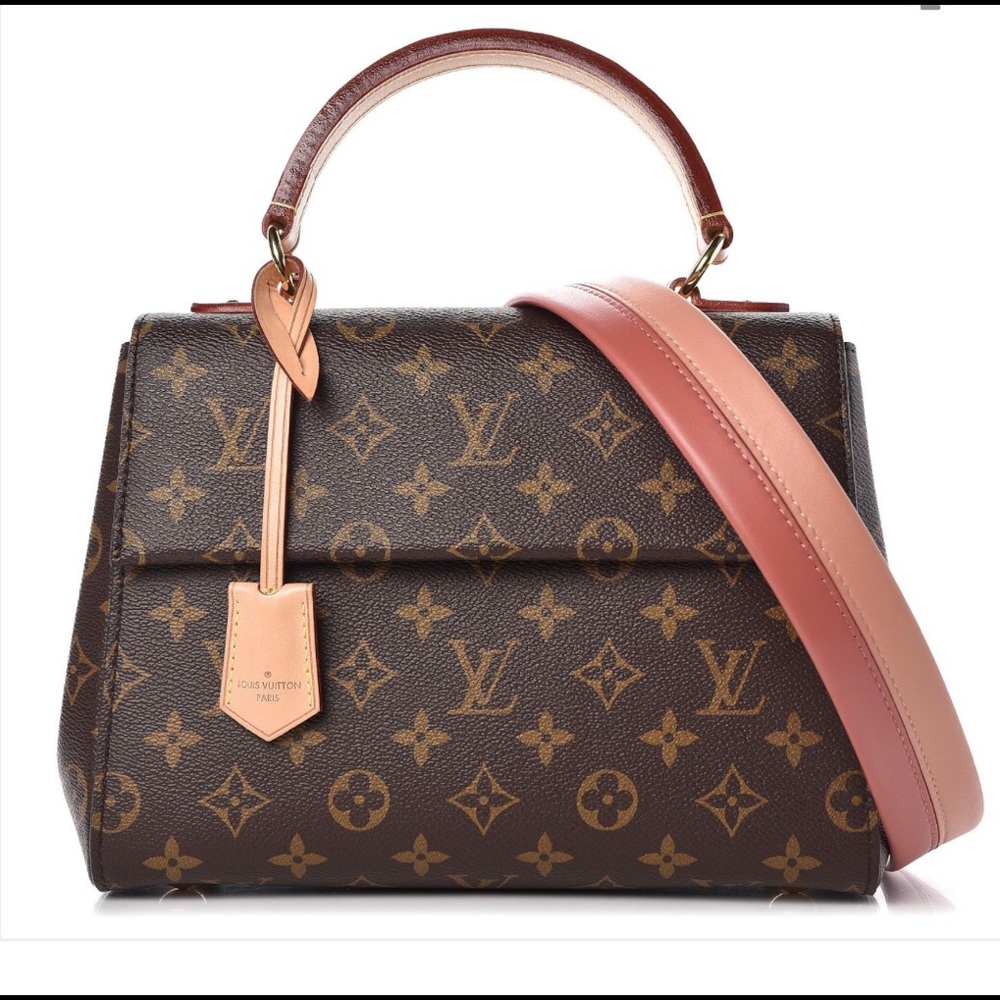 LOUIS VUITTON Monogram Cluny BB Vieux Rose